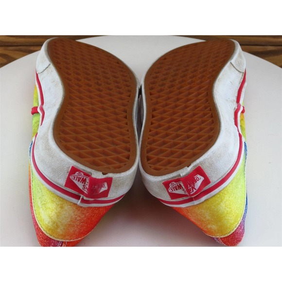 VANS Sz 5.5 Shoes Girls Youth Slip-On Multicolor Fabric Slip On - Picture 9 of 10